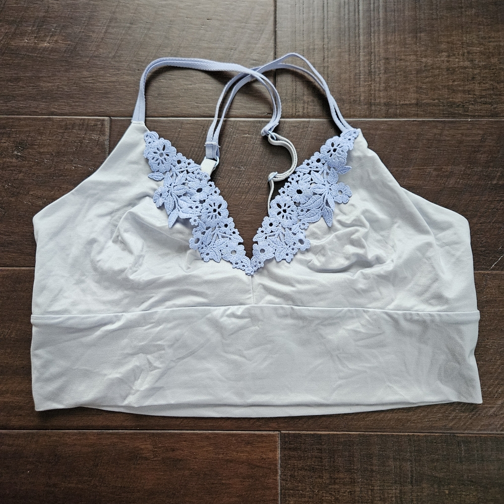 Aerie Sunnie Bralette in light blue